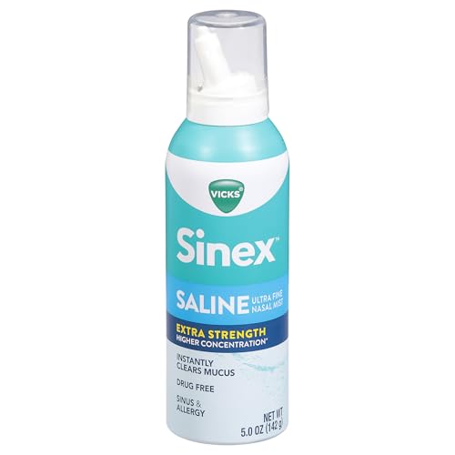 Vicks, Sinex Extra Strength Saline Spray, 5 Ounce
