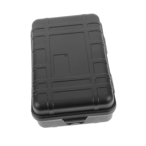 HOMSFOU Caja Cesta De Almacenamiento Compartimientos De Almacenaje Trompa Cubo De Basura Carpa Bloqueable Bolsa Aire Canasta De Juguetes Bolsa Con Cordón Guardián Black El Plastico