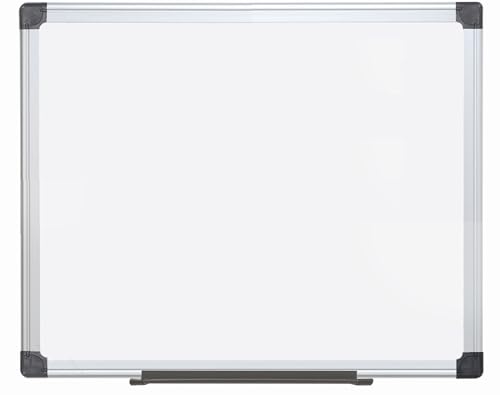 MasterVision Maya Series Double Sided Melamine Dry Erase White Board