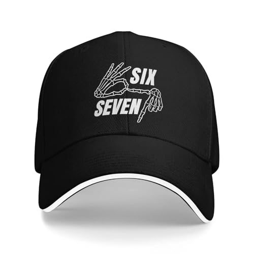 Casquette de baseball trucker vintage 6 7 pour homme et style kpop rock