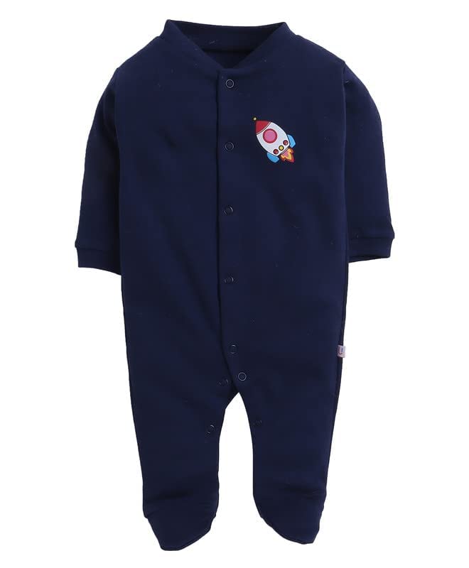 Image of Pooja Baby 100% Cotton Rompers /Sleepsuits /Jumpsuit /Night Suits for Baby Boys & Girls, Infants, New Borns