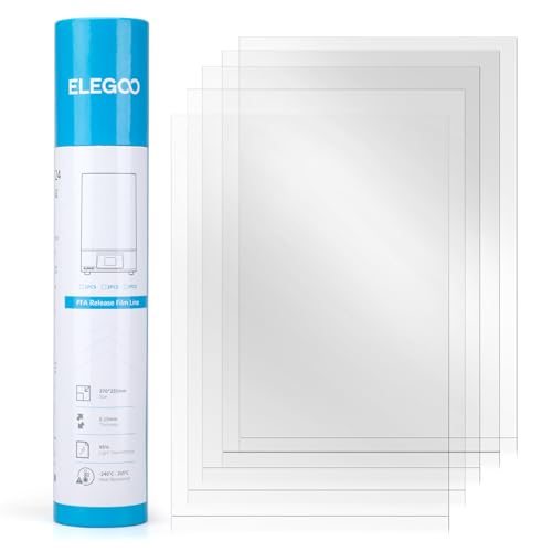 ELEGOO Jupiter SE Film PFA, Transmission de la Lumière à 95%, 370 x 235 mm², Ãpaisseur de 0,15 mm, Film de Séparation PFA pour Imprimante 3D en Résine Jupiter SE 30 ELEGOO Jupiter SE Film PFA, Transmission de la Lumière à 95%, 370 x 235 mm², Ãpaisseur de 0,15 mm, Film de Séparation PFA pour Imprimante 3D en Résine Jupiter SE