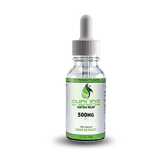 Endure 500MG Vertigo Relief Hemp Extract Alleviates Nausea, Dizziness, Motion Sickness and Tinnitus. Fast Relief of Inner- Ear Imbalances Provides a Calming Feeling 100% Natural Vertigo Treatment