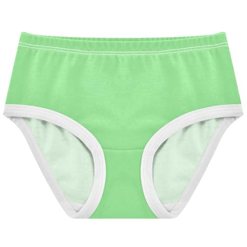 Joisal Durable Toddler Girls Underwear 2t Cotton Panties Little Girl Light Green Kids Briefs Undies