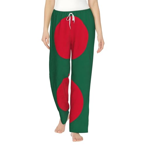 Pantalon de pyjama flanelle femme doux et anti-boulochage avec élastique