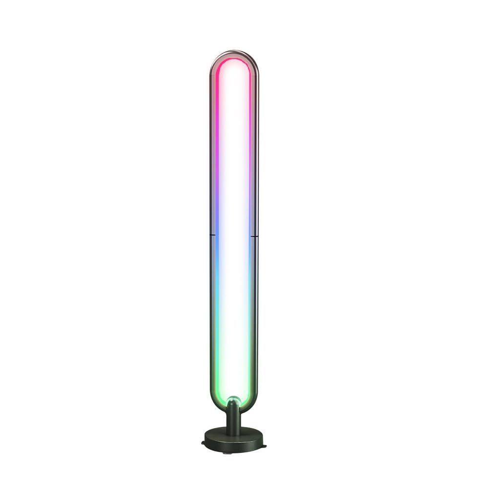 Gluckluz Smart RGB Floor Lamp LED Corner Lamps Modern Dimmable Standing Lamp Color Changing Mood Lighting with APP & Remote Control Music Sync for Living Room Bedroom Gaming Room Home Decoration