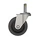 MySit 3 Inch Rubbermaid Cart Caster Replacement Wheels, Swivel Stem Caster, 7/16
