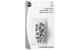Dritz 33575-65 Large Eyelets, Nickel, 1/4-Inch 15-Count
