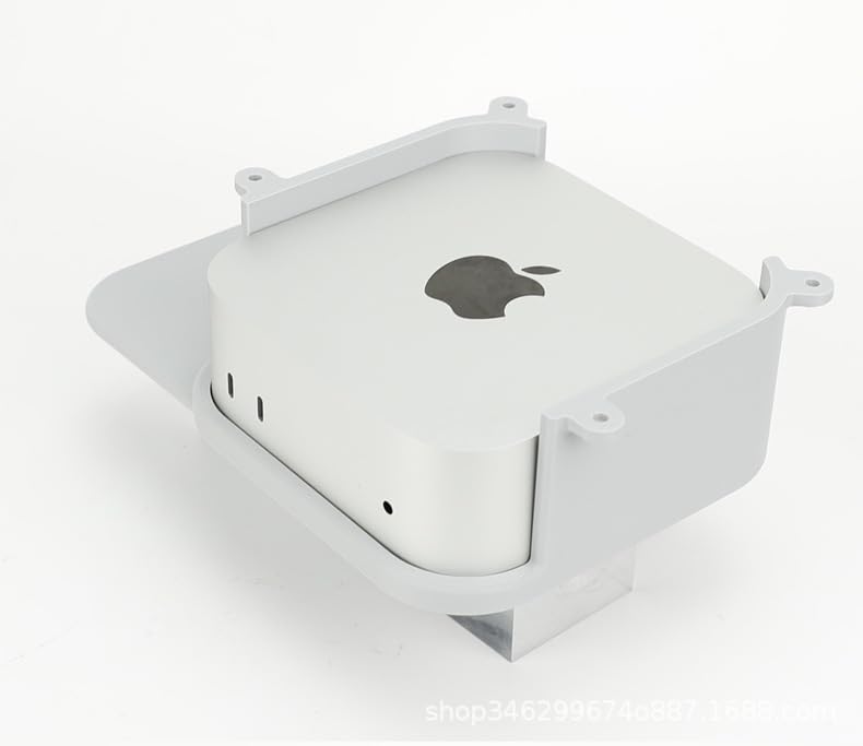 Libérez votre bureau : support mural pour Mac mini M4, gain de place et ventilation - 4