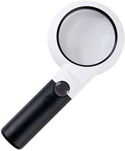 Loupe à main hd avec 11 lampes led pour horlogerie et expertise de bijoux