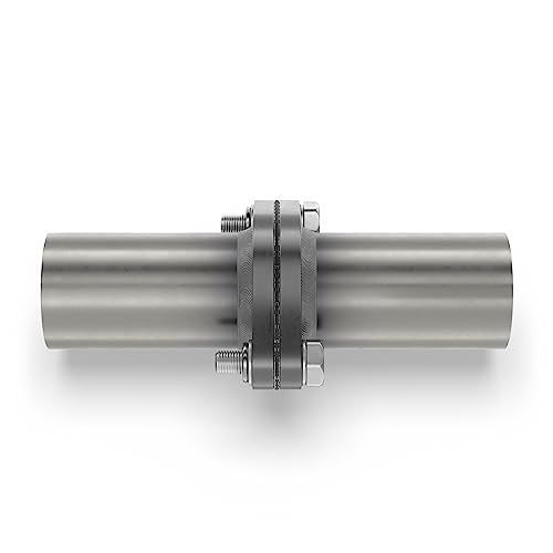 Universal Reparatur Flanschset VZ Abgasanlage von Ø45 50 55 60mm Auspuff Flansch.SET aus Massivstahl inkl Befestigunsmaterial (Ø50mm) F.150