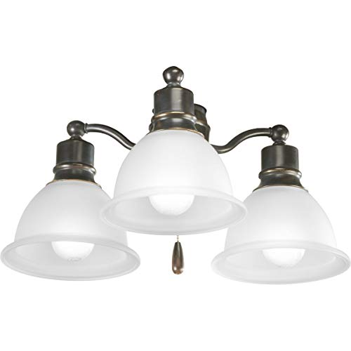Madison Collection Three-Light Ceiling Fan Light