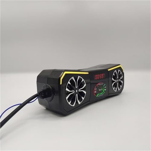 Parlantes para manubrio de motocicleta con audio inalámbrico miniatura 3