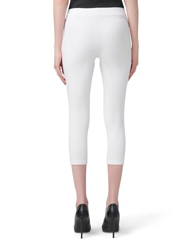 Hue Wide Waistband Cotton Capri Leggings — view 2