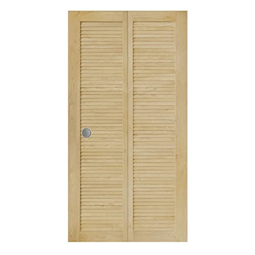 壁紙屋本舗 ふすま紙 シールタイプ 北欧 洋風 クローゼットドア風 木目柄 185cm × 100cm 1枚単位 ふすま リメイクシート 襖紙 防水 ルーバー ライト【受注生産品・キャンセル不可】