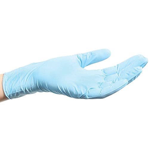 Zmeidao 100pc Disposable Nitrile Gloves, Chemical Resistant, Powder - View #3