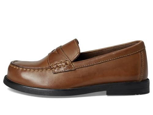 Florsheim Croquet Penny Jr Boys' Toddler-Youth Slip On, 3 M US Little Kid, Saddle