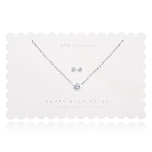 Preisvergleich Produktbild Joma Jewellery Schmuckset Halskette und Ohrringe Happy Ever After Kristall