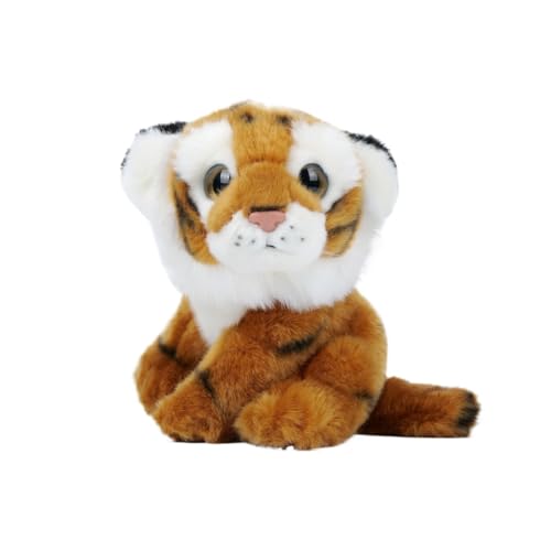 Poupée de jungle douce et câline grand tigre en peluche aux finitions soignées pour bébé