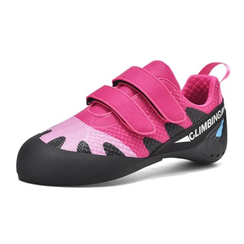 Mens Womens Rock Climbing Sport Shoes Lightweight Breathable Non-Slip Low-Volume Bouldering Trainer