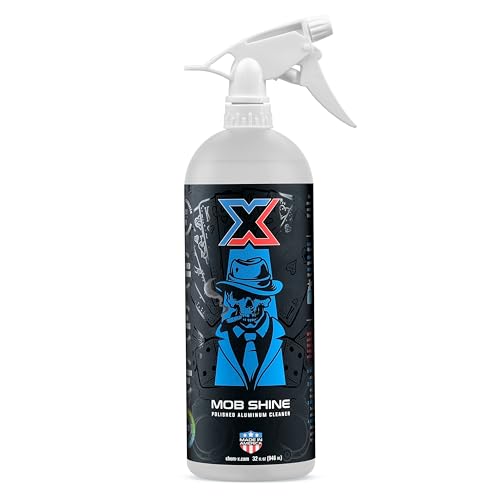 Chem-X Mob Shine: Polished Aluminum Cleaner - 32oz - Cleans, Restores,