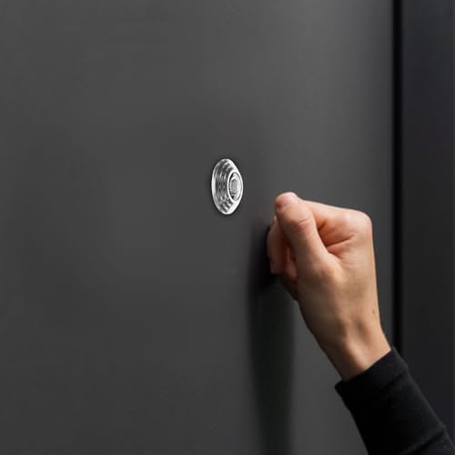 Artibetter Mirilla de Puerta Metal Seguridad 15mm Ojo de Gato Resist. al Fuego Longitud Ajustable 5.5-7.3cm Sin Cubierta miniatura 6