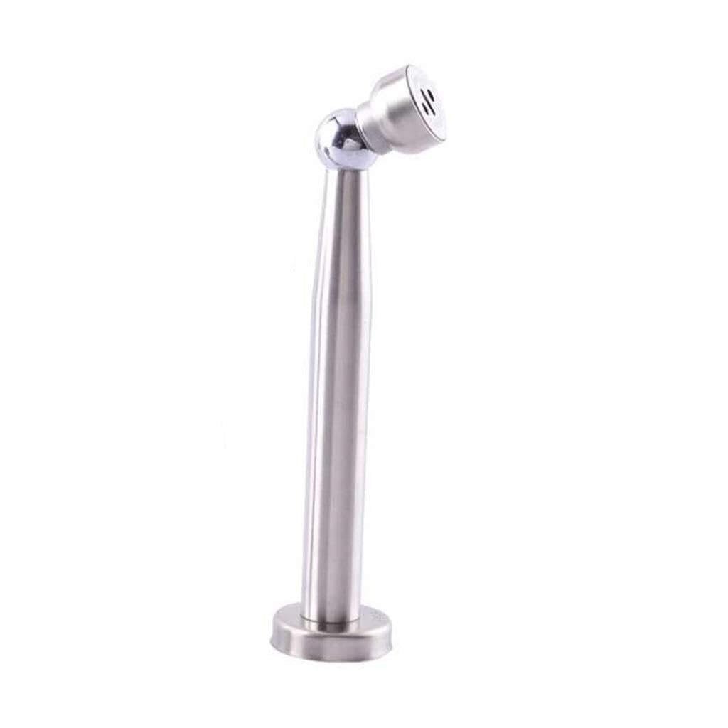 Magnetic Door Stop Lengthen Stainless Steel Magnetic Sliver Door Stop Stopper Holder Catch Floor Fitting with Screws for Bedroom Family Home Etc(20cm)