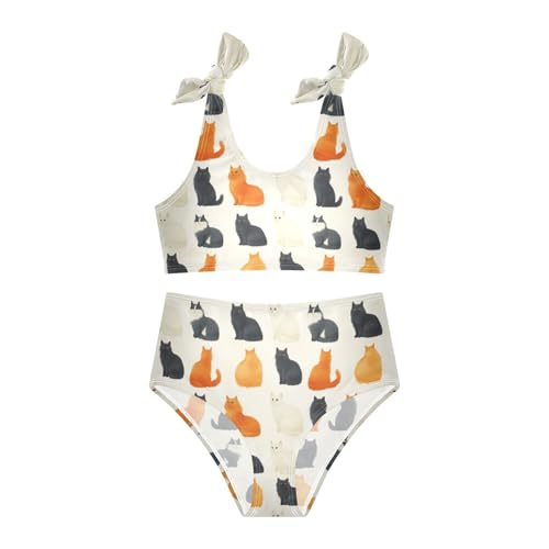 KLL Swimsuit for Girls Cute Toddler Girls Swim Suit with Adjustable Strap3