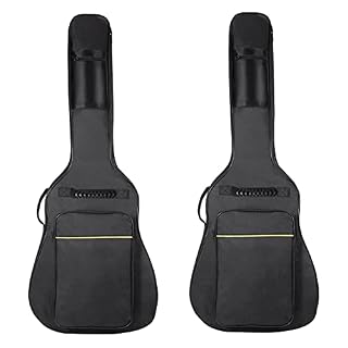 SPOFOSUNNER Lot de 2 Housses de Guitare 41 Pouces pour Guitare Acoustique, Ukulélé, Guitare Basse - Les Beatles, Paul McCartney, John Lennon, RIngo Starr, George Harrison