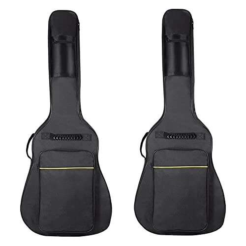 SPOFOSUNNER Lot de 2 Housses de Guitare 41 Pouces pour Guitare Acoustique, Ukulélé, Guitare Basse - Les Beatles, Paul McCartney, John Lennon, RIngo Starr, George Harrison SPOFOSUNNER Lot de 2 Housses de Guitare 41 Pouces pour Guitare Acoustique, Ukulélé, Guitare Basse