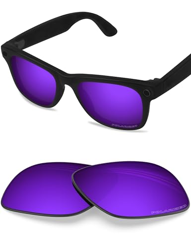 Image of BLAZERBUCK Photochromic Replacement Lenses Compatible with Ray-Ban Meta Wayfarer RW4006 | RW4012 (Gen 2) 50mm Smart Glasses