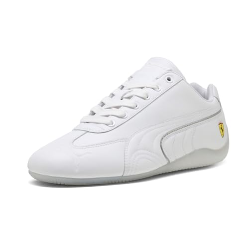 PUMA Mens Scuderia Ferrari Speedcat Miami White Lace Up Sneakers Shoes Casual - White2