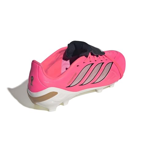 adidas Unisex League Fold-Over Tongue Firm Ground Foot, Solar Turbo/Thermal Chrome/Black, 3.5 - image 7