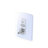 scaffalatura da muro Stile: moderno semplice Libero Pugno Muro del Bagno mensola scaffalature cremagliera dedicato Senza Saldatura Adesivi Accessori da Bagno Impermeabili (Color : Transparent Wood, Size : (6 Packs))
