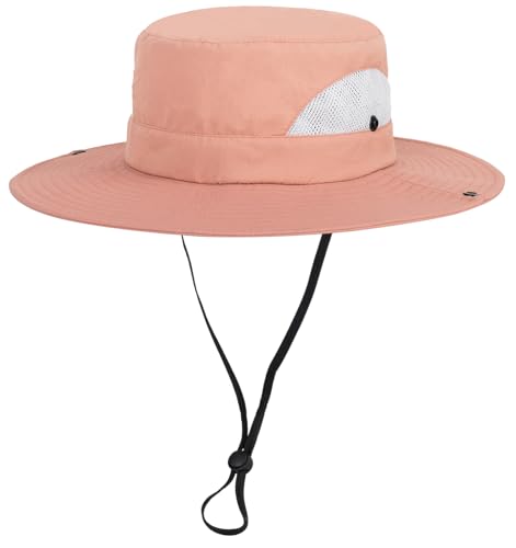 Kids Girls Summer Sun Hat - Wide Brim Sun Protection Outdoor Bucket Hat Safari Beach Hat (for 5-9 Years)2