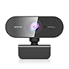 Webcam with Microphone&1080P HD Web Cam,Stand for PC/MAC/Laptop/Desktop, Wide Angle Web Cameras for YouTube,Skype,Zoom,Xbox One,Video Calling,Studying and PS4