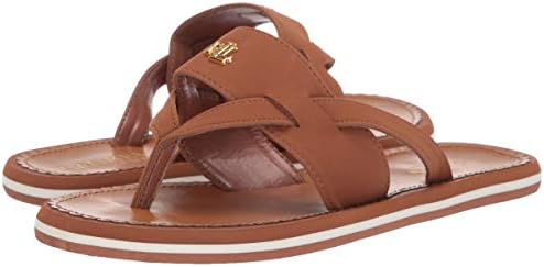 LAUREN Ralph Lauren Rosalind Sandal Tan Nubuck Pu 8 B (M) | Image 6