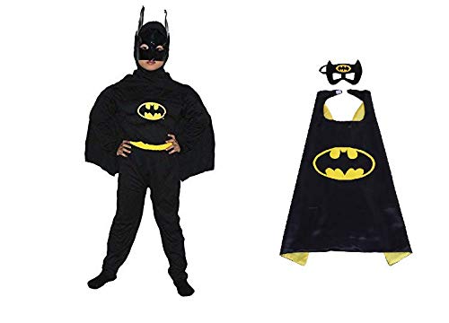 Baby & Sons Polyester Blend Batboy Costume For Kids, Made In India Superheros Costume, Halloween Costumes For Kids (Batman + Cape 2-4 Years), Black (B08KRN5DMN) Amazon Price History, Amazon Price Tracker
