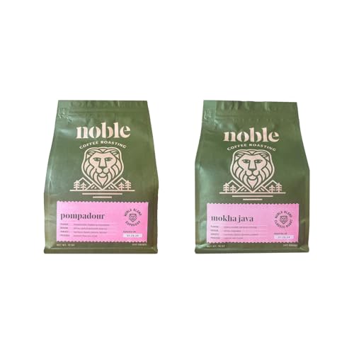 Bean Box Coffee Sampler - Roasted by Noble, 2-Pack, Freshly Ground Coffee, Gourmet Coffee