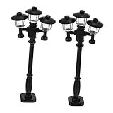DOITOOL 2pcs Cognitive Playthings Mini Street Lamps for Early Education Road Lamp Toys for Dollhouses and Toy Scenes and Smooth Touch
