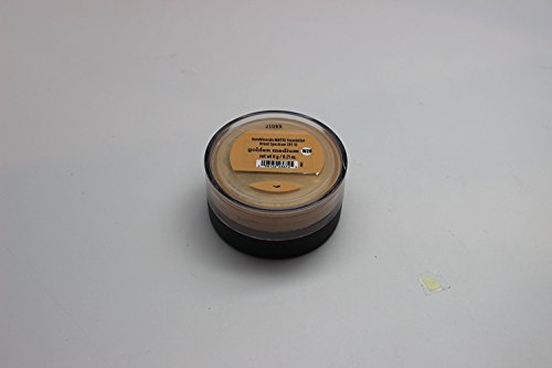 bareMinerals MATTE SPF 15 Foundation with Click, Lock, Go Sifter - Golden Medium, 0.21 Ounce