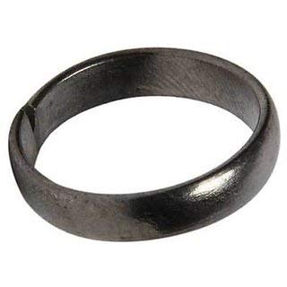 Image of Men's Black Horse Shoe Iron Ring - Adjustable