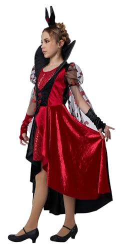Disfraz Queen Of The Dark Hearts niña talla M miniatura 3