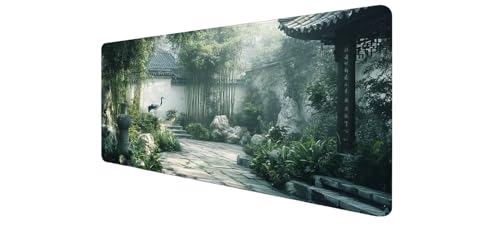 Tapis souris XXL gaming antidérapant oiseau desk mat pour ordinateur PC