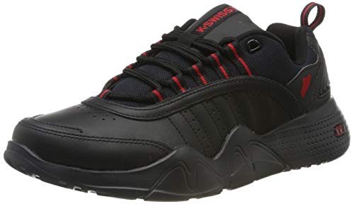 K-Swiss CR-Castle, Zapatillas para Hombre, Schwarz (Black/Ribbon Red 005), 45 EU