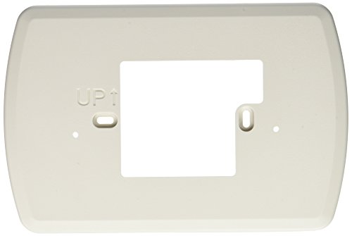 Image of White Rodgers Emerson 1F95-1277 Touchscreen 7-Day Programmable Thermostat, White & Emerson F61-2600 Wall Plate for 90 Series Touchscreen Thermostats, Blue