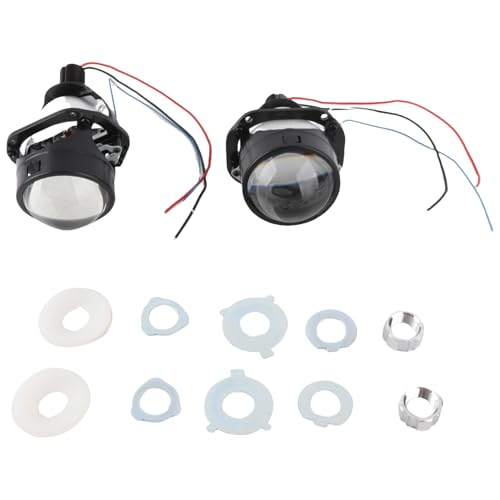 Kit phare de voiture H4 H7 9005 9006 avec lentille projecteur LED