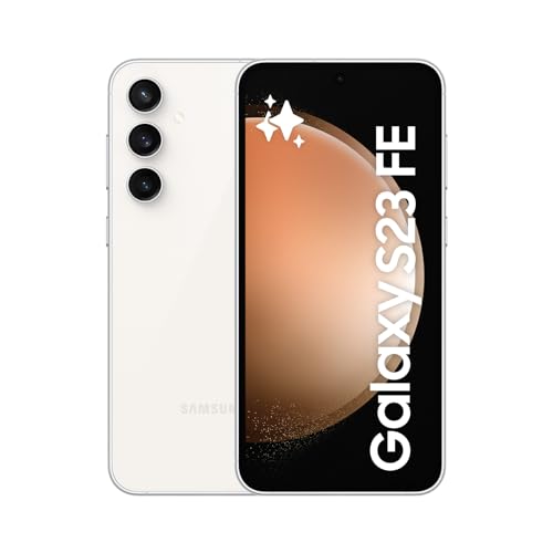 Samsung Galaxy S23 FE 5G, AI Android Smartphone, SIM Free Android Smartphone, 128GB, Cream, 3 Year Manufacturer Extended Warranty (UK Version)