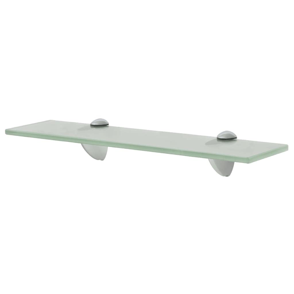vidaXL Wall Floating Shelf Panel Glass Sheet Plate Storage Room Shelving Display