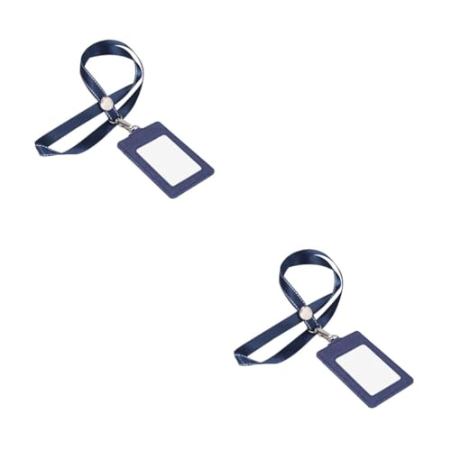 Cordon rétractable porte-badge lot de 4 protections transparentes durables